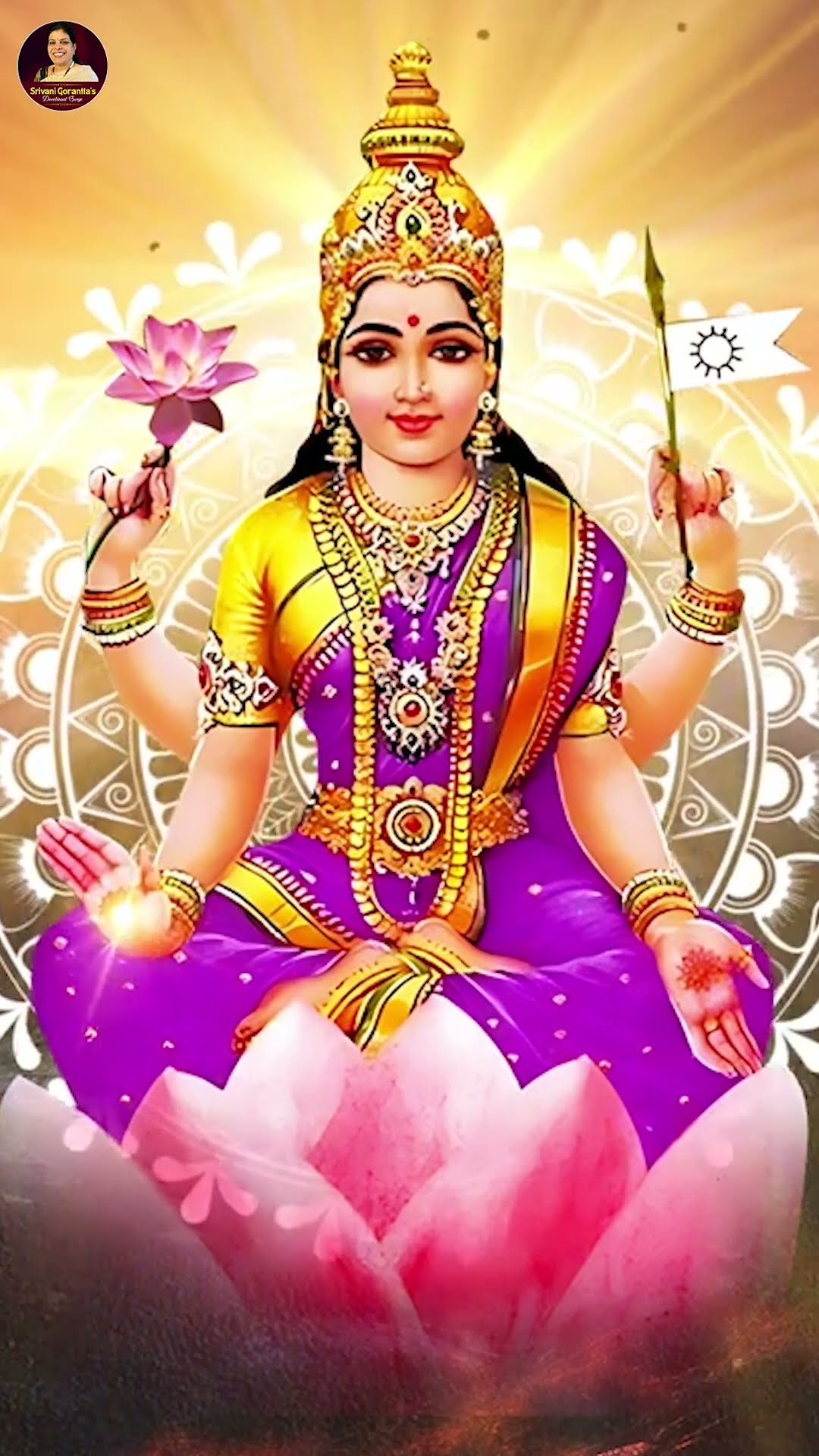 Astalakshmi Sthotram | Lakshmi Devi Stotram | Latest Devotional Videos | #Ytshorts | SrivaniGorantla